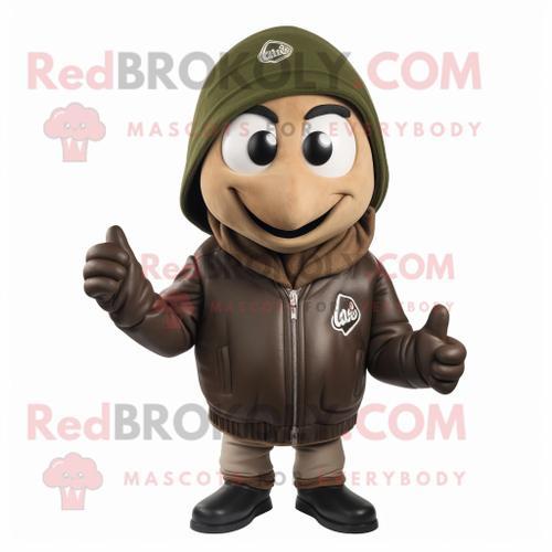 Personnage De Costume De Mascotte Redbrokoly Olive But Habillé D'un... on Productcaster.