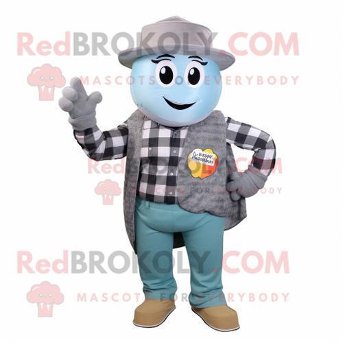 Personnage De Costume De Mascotte Redbrokoly De Melon Gris Habillé ... on Productcaster.