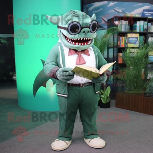 Personnage De Costume De Mascotte Redbrokoly De Megalodon Vert Habi... on Productcaster.