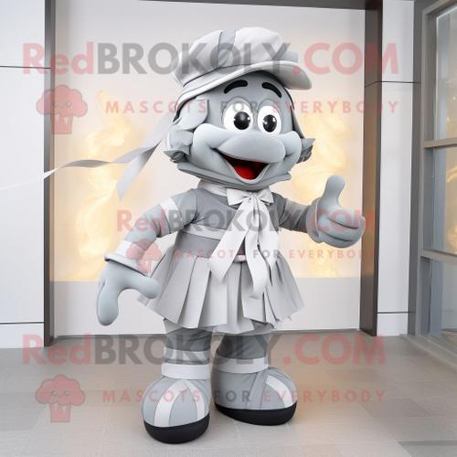 Personnage De Costume De Mascotte Redbrokoly De Pompier Gris Habill... on Productcaster.