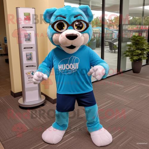 Personnage De Costume De Mascotte Redbrokoly Turquoise Mountain Lio... on Productcaster.