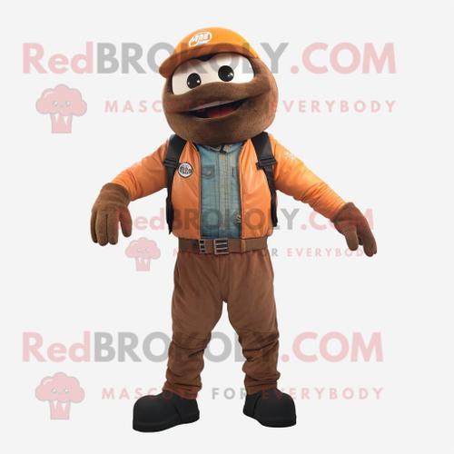 Personnage De Costume De Mascotte Redbrokoly De Monocycliste De Rou... on Productcaster.