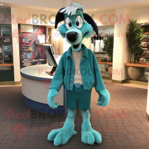 Personnage De Costume De Mascotte Redbrokoly Teal Shepard S Pie Hab... on Productcaster.