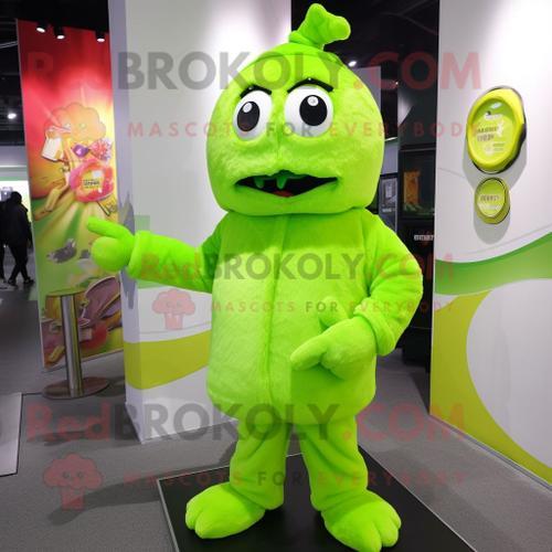 Personnage De Costume De Mascotte Redbrokoly De Glace Vert Citron V... on Productcaster.