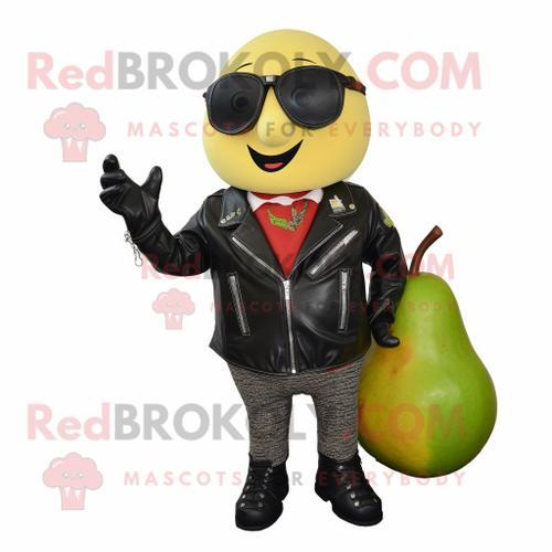 Personnage De Costume De Mascotte Redbrokoly De Poire Habillé Avec ... on Productcaster.