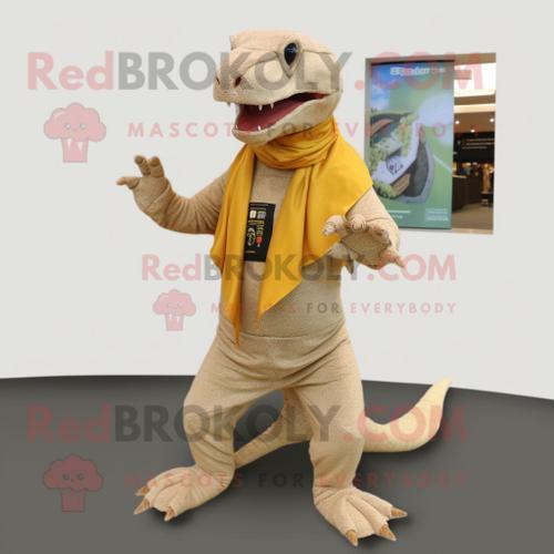 Personnage De Costume De Mascotte Redbrokoly De Dragon De Komodo Be... on Productcaster.