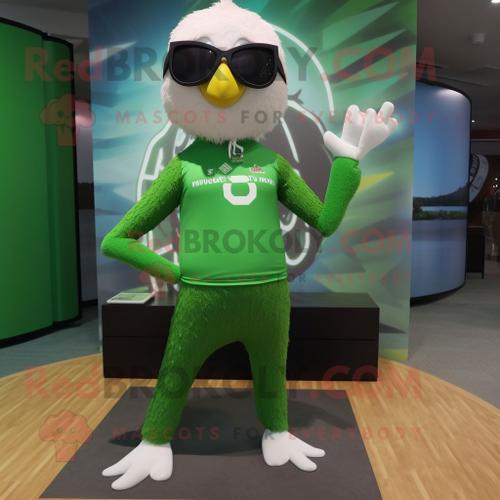 Personnage De Costume De Mascotte Redbrokoly D'aigle Vert Habillé D... on Productcaster.