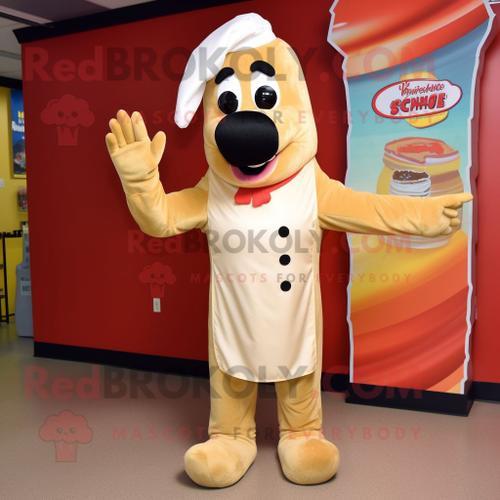 Personnage De Costume De Mascotte Redbrokoly Hot Dog Crème Habillé ... on Productcaster.