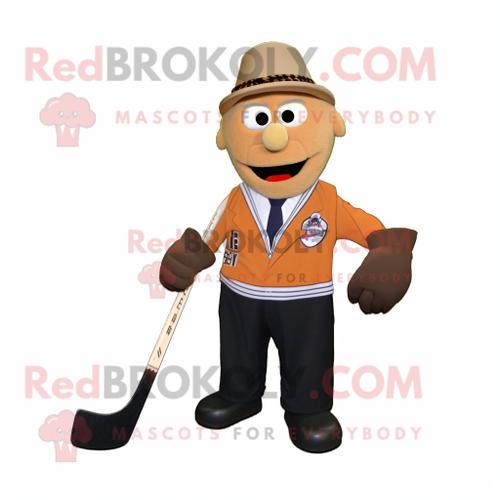 Personnage De Costume De Mascotte Redbrokoly De Bâton De Hockey Sur... on Productcaster.