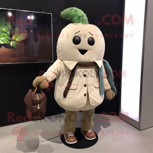 Personnage De Costume De Mascotte Redbrokoly De Concombre Beige Hab... on Productcaster.