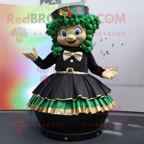 Personnage De Costume De Mascotte Redbrokoly Black Pot Of Gold Habi... on Productcaster.