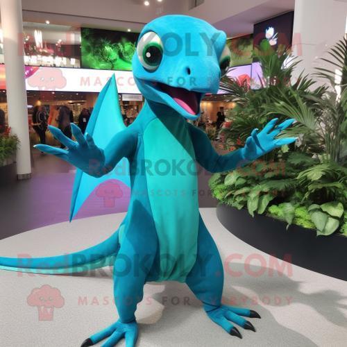 Personnage De Costume De Mascotte Redbrokoly De Dimorphodon Turquoi... on Productcaster.