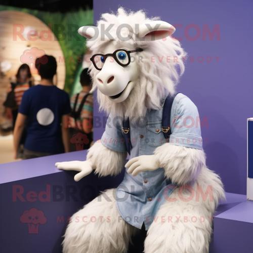 Personnage De Costume De Mascotte Redbrokoly De Chèvre Angora Lavan... on Productcaster.