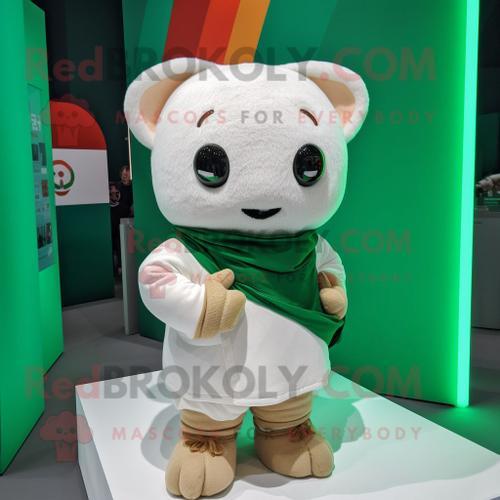 Personnage De Costume De Mascotte Redbrokoly De Drapeau Irlandais B... on Productcaster.