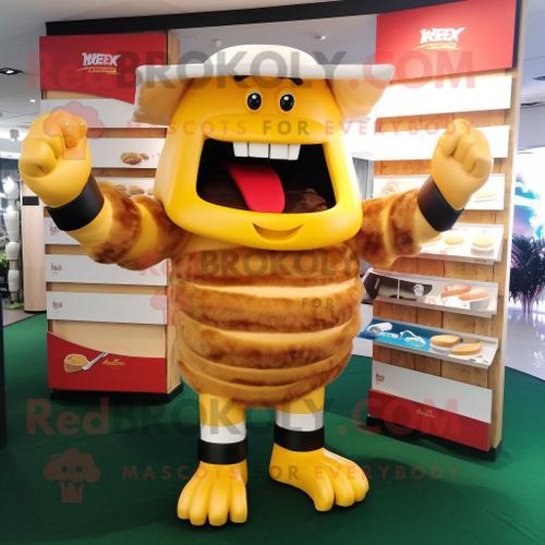 Personnage De Costume De Mascotte Redbrokoly Gold Bbq Ribs Habillé ... on Productcaster.