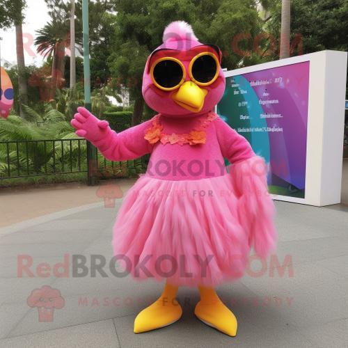 Personnage De Costume De Mascotte Redbrokoly De Poulet Au Beurre Ro... on Productcaster.