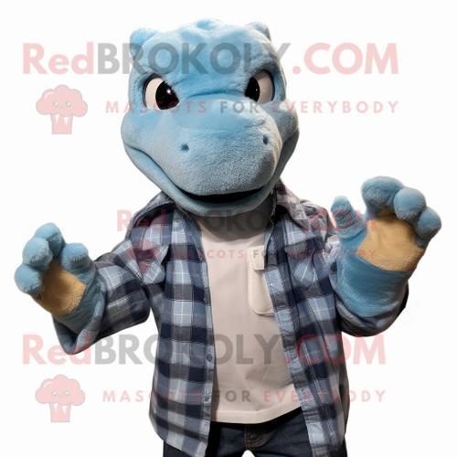 Personnage De Costume De Mascotte Redbrokoly De Dragon De Komodo Bl... on Productcaster.