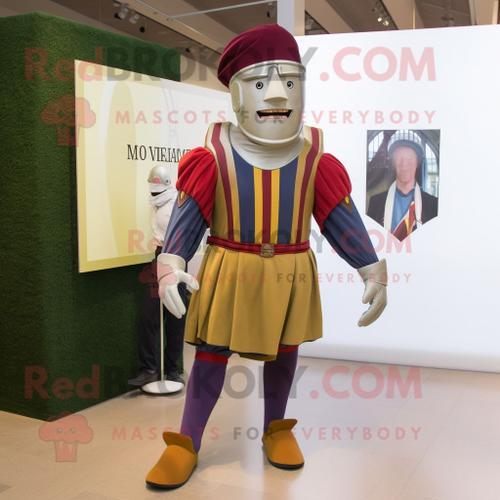 Personnage De Costume De Mascotte Redbrokoly Olive Swiss Guard Habi... on Productcaster.