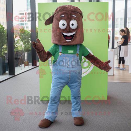 Personnage De Costume De Mascotte Redbrokoly De Barres De Chocolat ... on Productcaster.