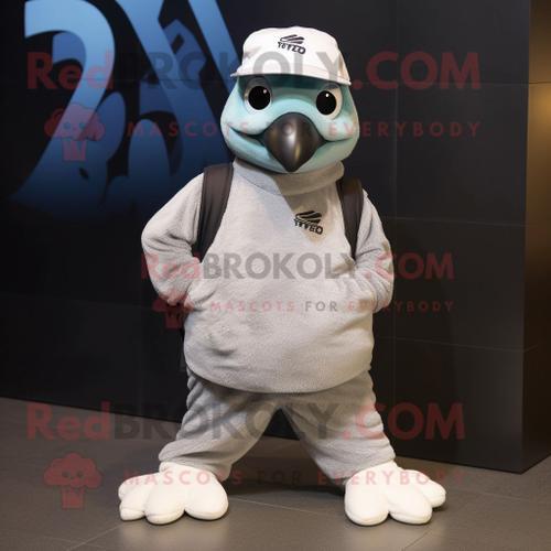 Personnage De Costume De Mascotte Redbrokoly Silver Quail Habillé D... on Productcaster.