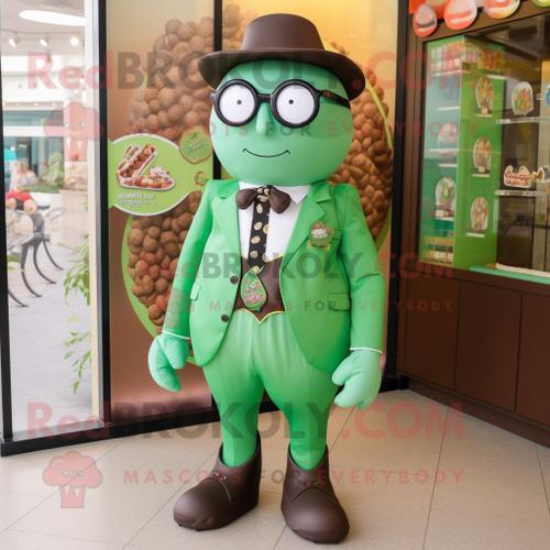 Personnage De Costume De Mascotte Redbrokoly De Chocolats Verts Hab... on Productcaster.