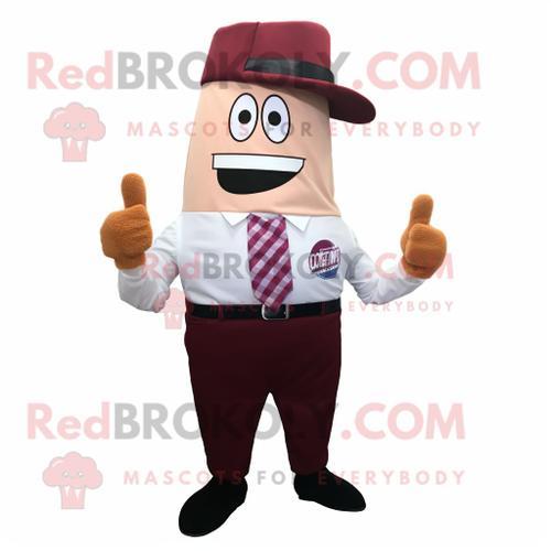 Personnage De Costume De Mascotte Redbrokoly De Tacos Marron Habill... on Productcaster.