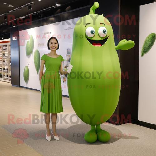 Personnage De Costume De Mascotte Redbrokoly Olive Plum Habillé D'u... on Productcaster.