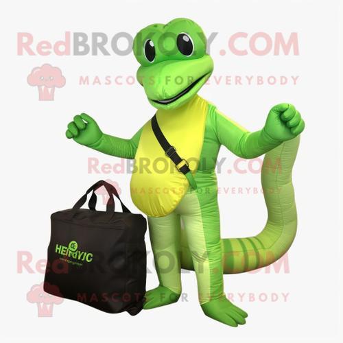 Personnage De Costume De Mascotte Redbrokoly Hydra Vert Lime Habill... on Productcaster.