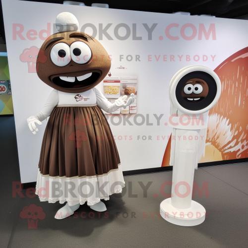 Personnage De Costume De Mascotte Redbrokoly Brown Plate Spinner Ha... on Productcaster.