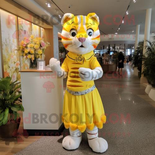 Personnage De Costume De Mascotte Redbrokoly De Tigre Jaune Citron ... on Productcaster.