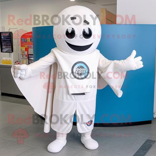 Personnage De Costume De Mascotte Redbrokoly De Super-Héros Blanc H... on Productcaster.