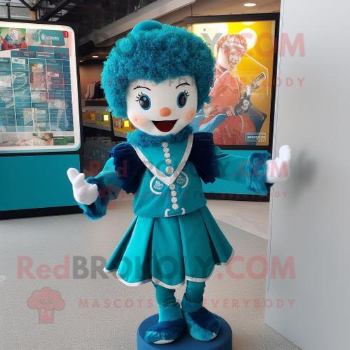 Personnage De Costume De Mascotte Redbrokoly De Danseuse Irlandaise... on Productcaster.