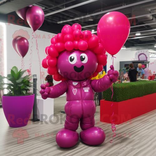 Personnage De Costume De Mascotte Redbrokoly De Ballons En Forme De... on Productcaster.