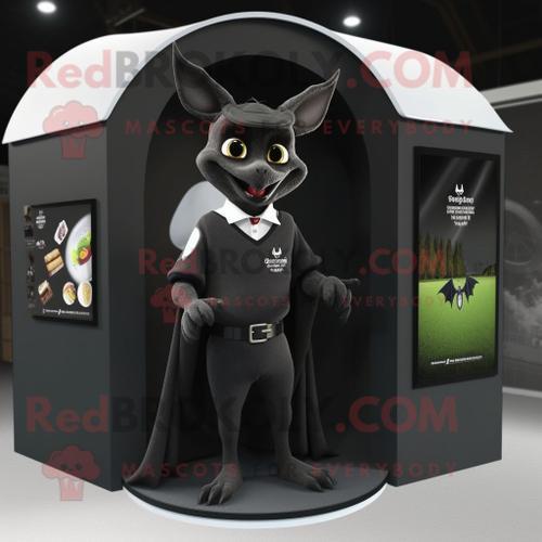 Mascotte Redbrokoly De Chauve-Souris Noire Costume De Personnage Ha... on Productcaster.