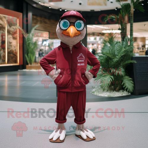 Personnage De Costume De Mascotte Redbrokoly D'albatros Marron Habi... on Productcaster.