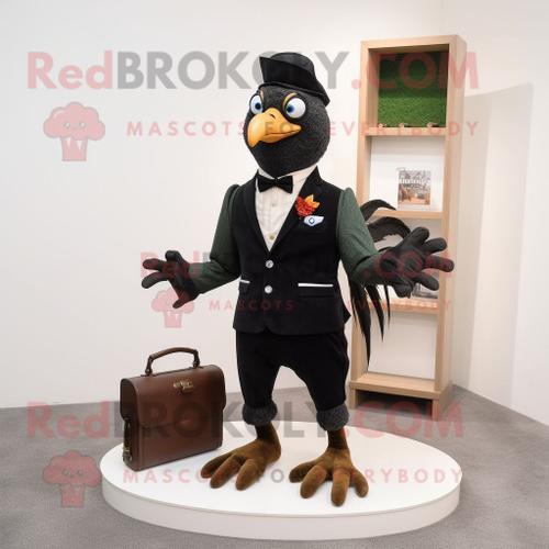 Personnage De Costume De Mascotte Redbrokoly De Faisan Olive Habill... on Productcaster.