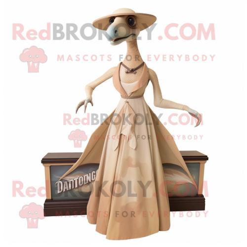 Personnage De Costume De Mascotte Redbrokoly De Dimorphodon Beige V... on Productcaster.