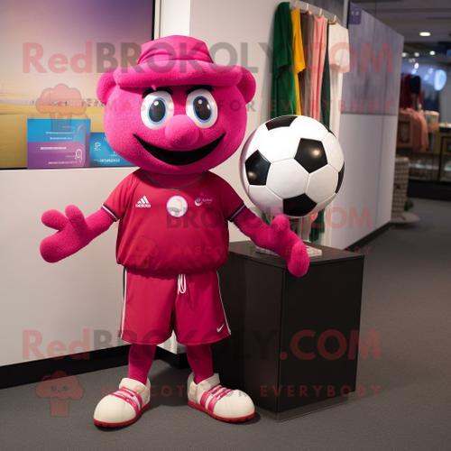 Personnage De Costume De Mascotte Redbrokoly De Ballon De Football ... on Productcaster.