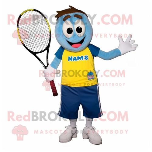 Personnage De Costume De Mascotte Redbrokoly De Raquette De Tennis ... on Productcaster.