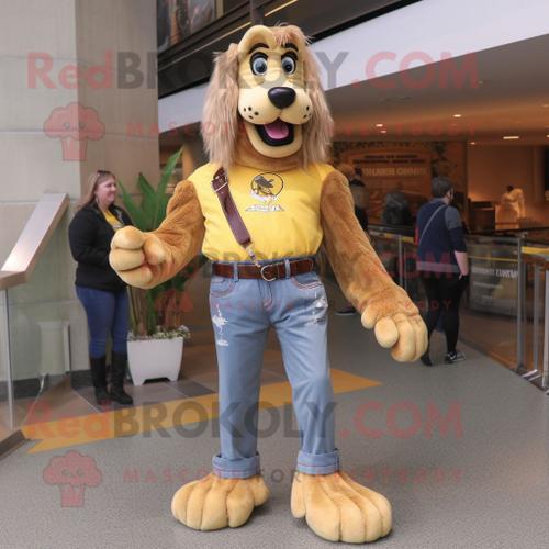 Costume De Mascotte Redbrokoly Gold Shepard S Pie Habillé Avec Un M... on Productcaster.