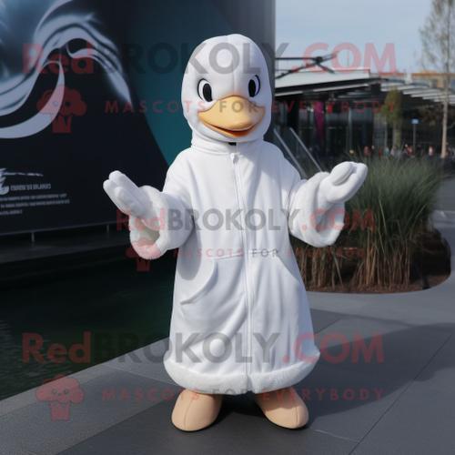 Personnage De Costume De Mascotte Redbrokoly De Cygnes Blancs Habil... on Productcaster.