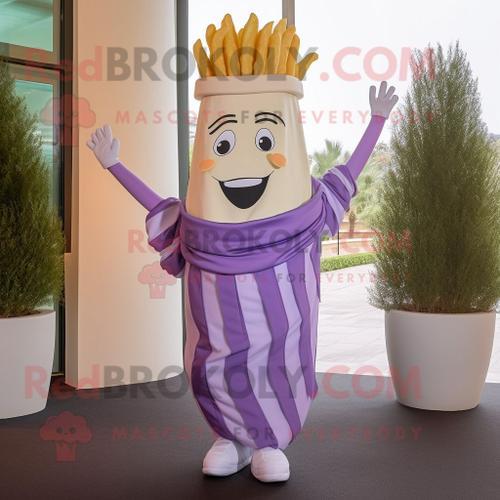 Personnage De Costume De Mascotte Redbrokoly De Frites De Lavande V... on Productcaster.