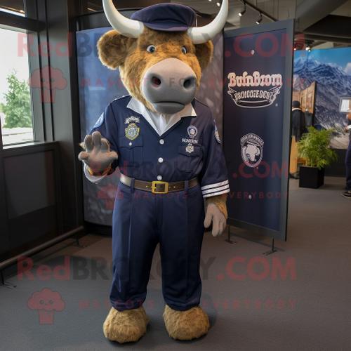 Personnage De Costume De Mascotte Redbrokoly De Buffalo Bleu Marine... on Productcaster.