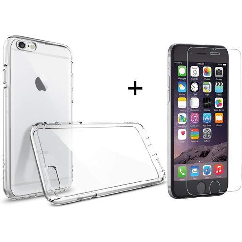 Coque Iphone 6 Plus Iphone 6s Plus + 1 Film De Protection En Verre ... on Productcaster.