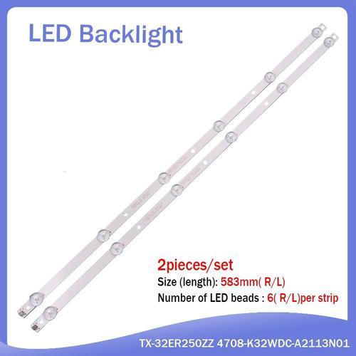 2 pièces 6LED 583mm 6V LED bande de rétro-éclairage pour TX-32ER250... on Productcaster.