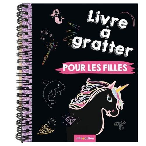 Livre À Gratter Pour Les Filles - Avec Un Crayon En Bois on Productcaster.