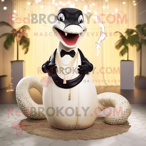 Personnage De Costume De Mascotte Redbrokoly Titanoboa Crème Habill... on Productcaster.