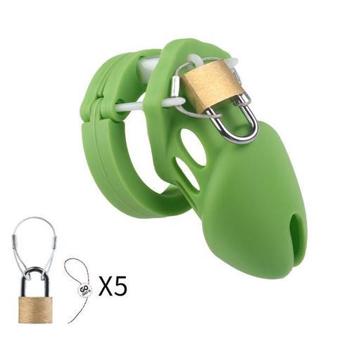 Cage De Chasteté En Silicone Souple Pour Homme, Anneau De Coq, Verr... on Productcaster.