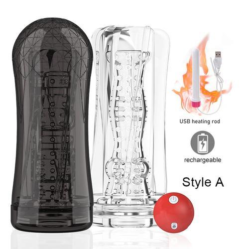 Tasse De Masturbateur En Silicone Transparent Pour Hommes, Chatte S... on Productcaster.