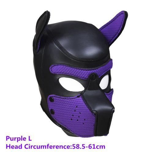 Casque Érotique Sm, Jouets De Bondage En Latex, Masque De Tête De J... on Productcaster.